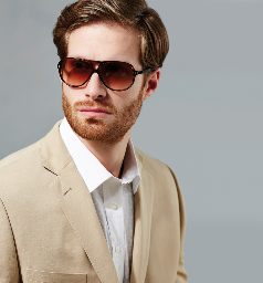 Man wearing sunglasses