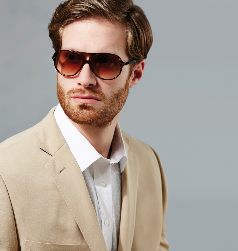 Man wearing sunglasses