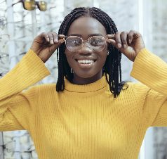 Woman wearing spectacles 3