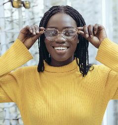 Woman wearing spectacles 3